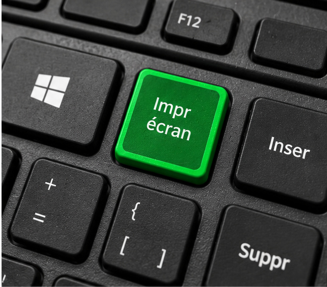 Capture d'écran sur un ordinateur PC